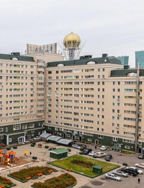 25 Вид На Байтерек Для 1-4 Человек С Кроватью И Раскладным Диваном Astaná Exterior foto
